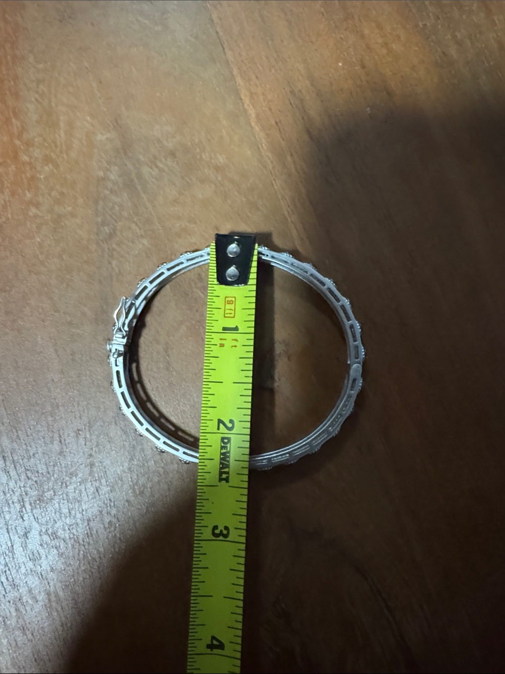 925 sterling Silver Bracelet with Turquoise Accents - Picture 6 of 7
